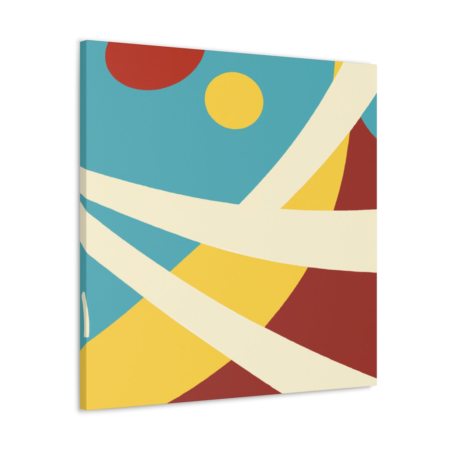 Sunburst Glory - Midcentury - Canvas