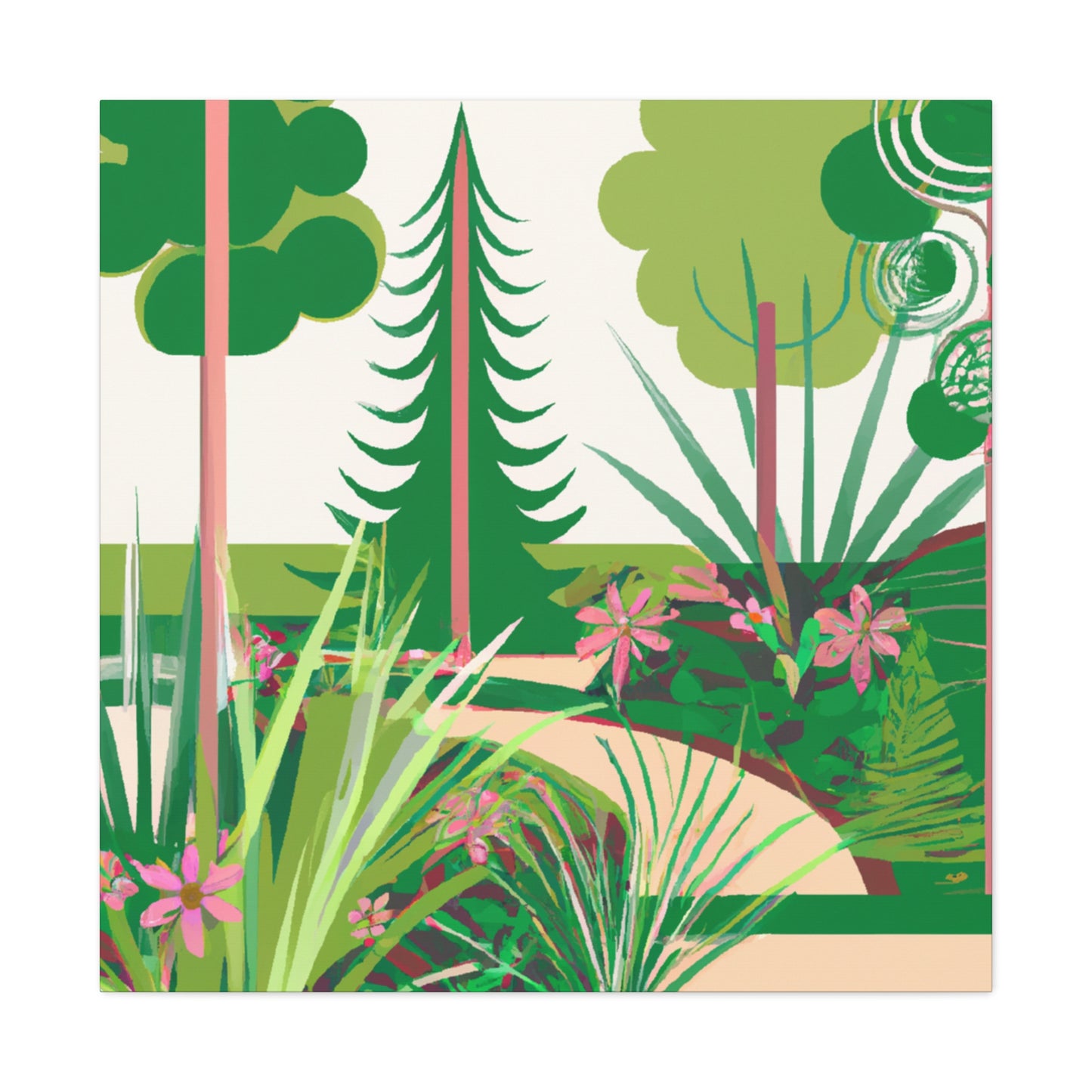 Floralopia Landscape - Canvas