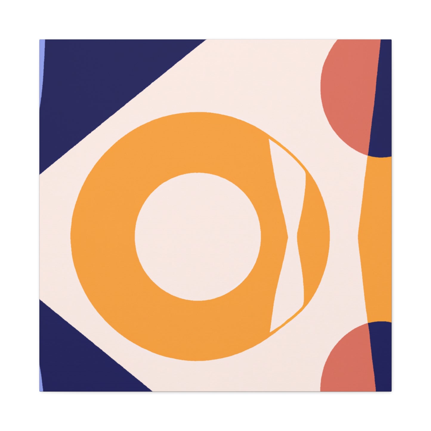 Spiraled Reflections - Midcentury - Canvas