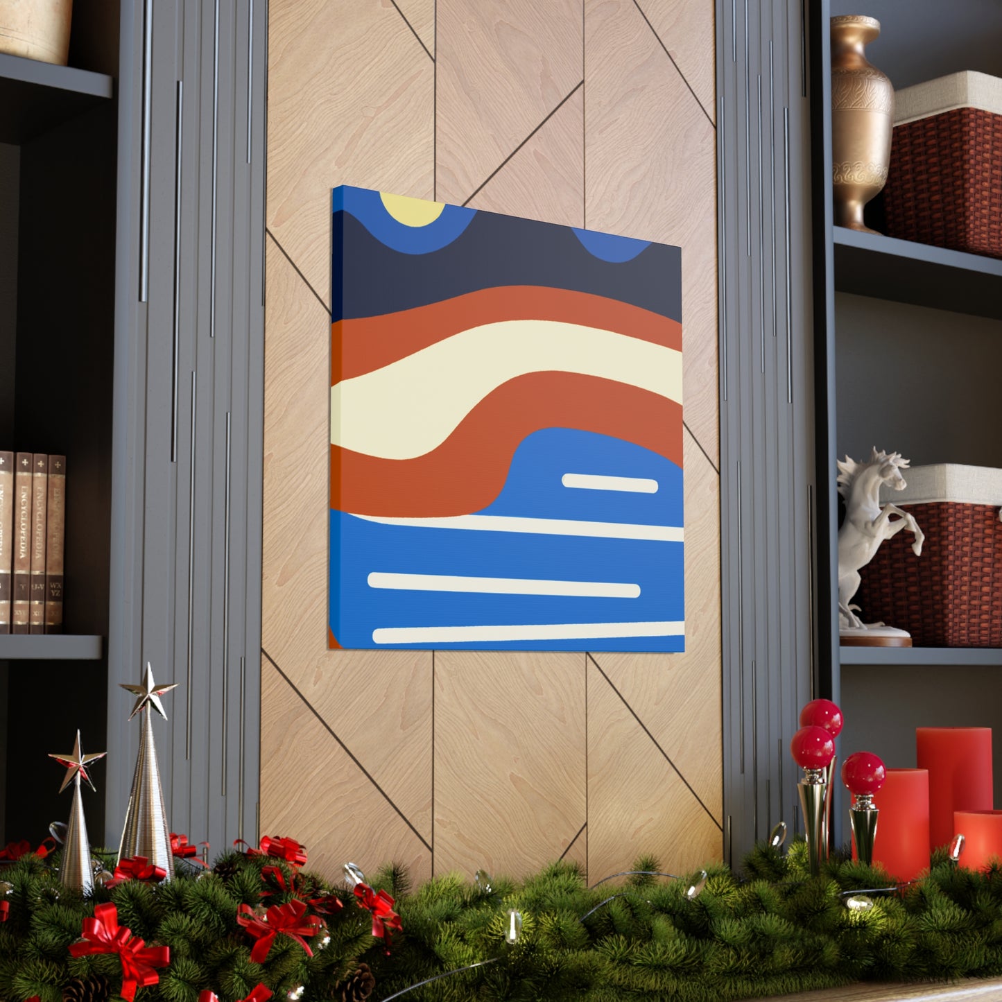 Sleek Run - Midcentury Canvas