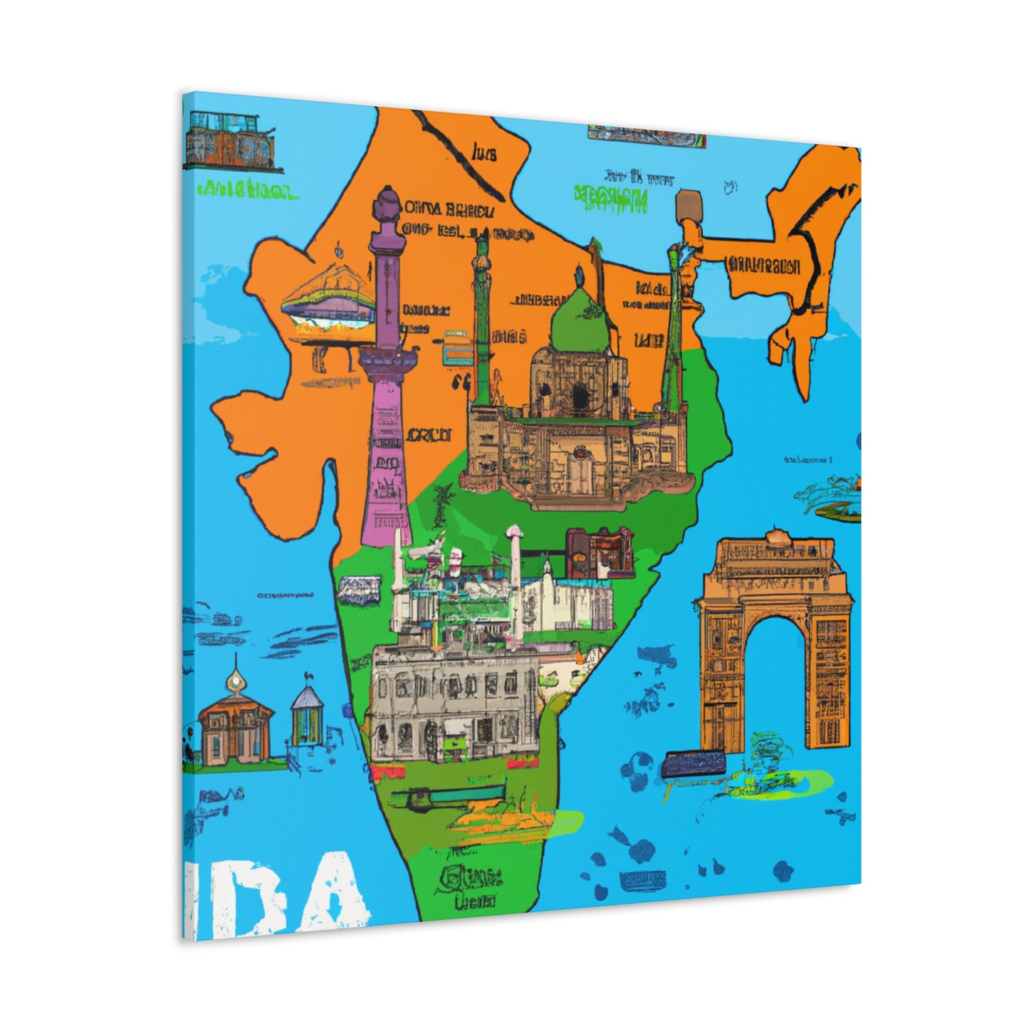 Aspiration - Destination India - Canvas