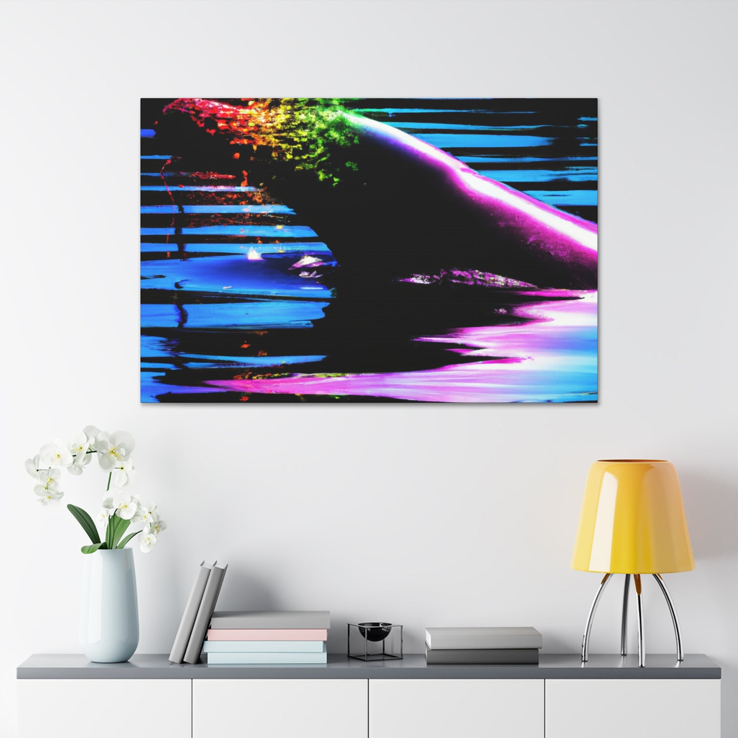 Icyfang the Ice Lynx - Canvas - Wildlife