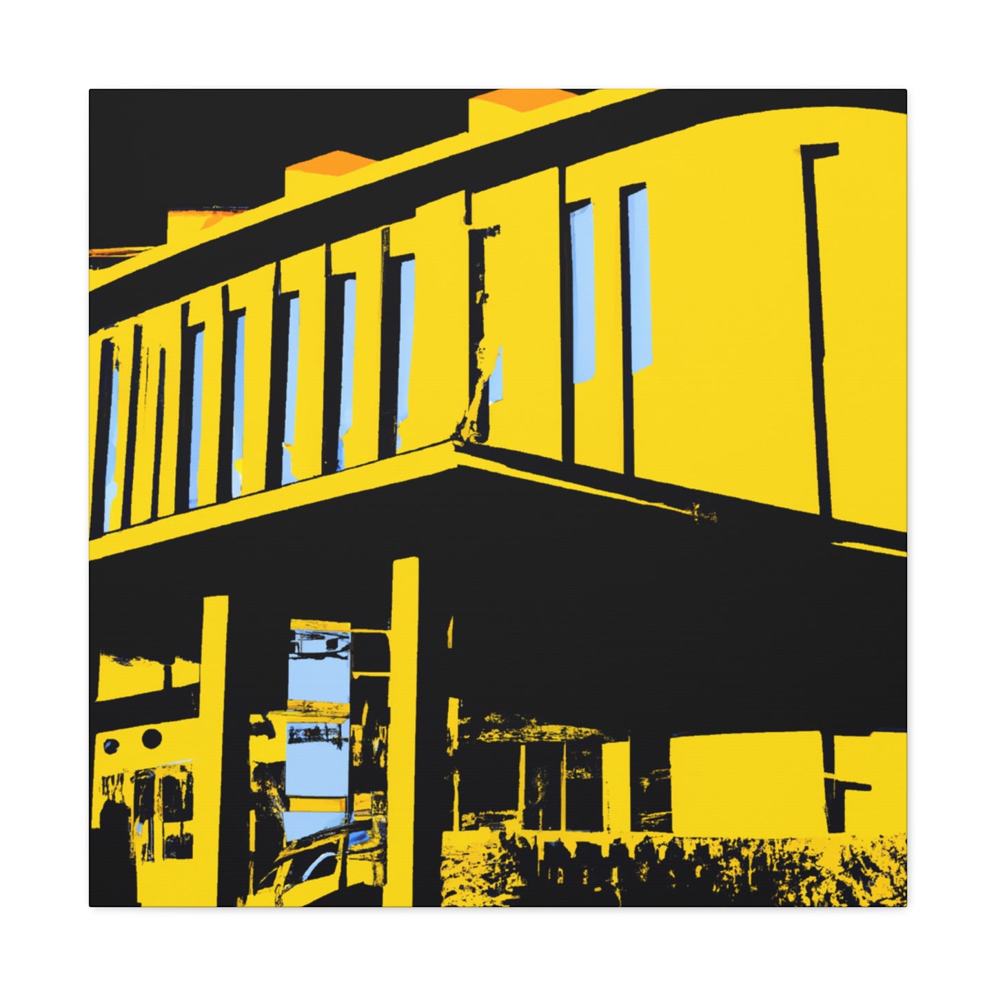 Chumley's Roadside Arcade - Architectural Canvas