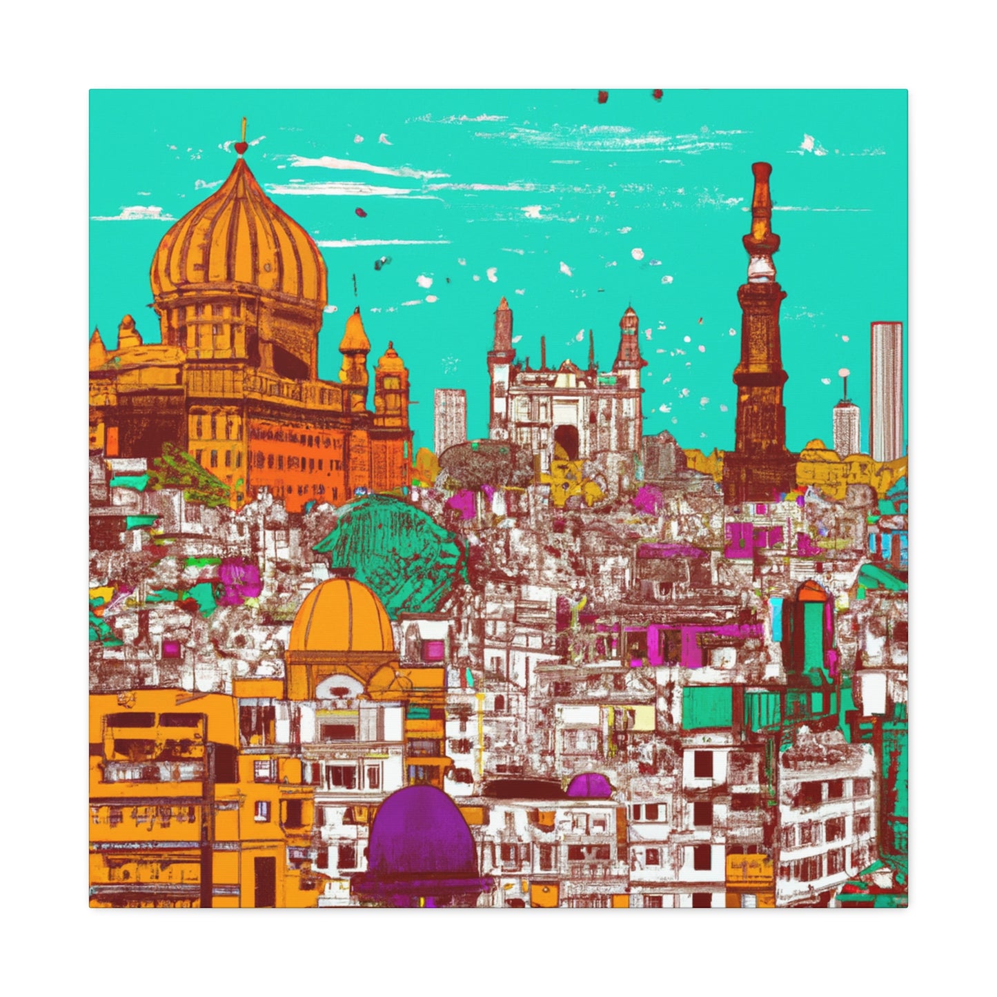 Vivid Varanasi - Destination India - Canvas
