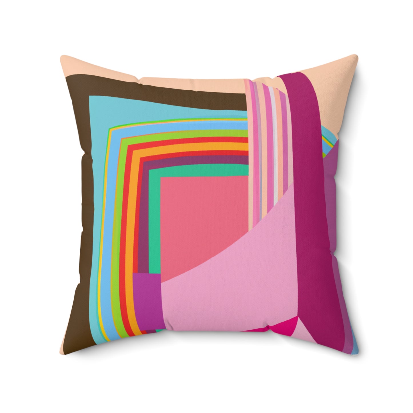 Spun Polyester Square Pillow