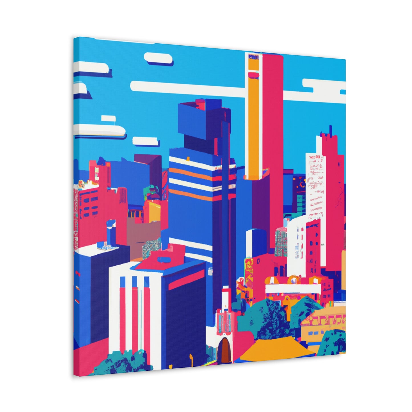 Llama Land - South America - Canvas
