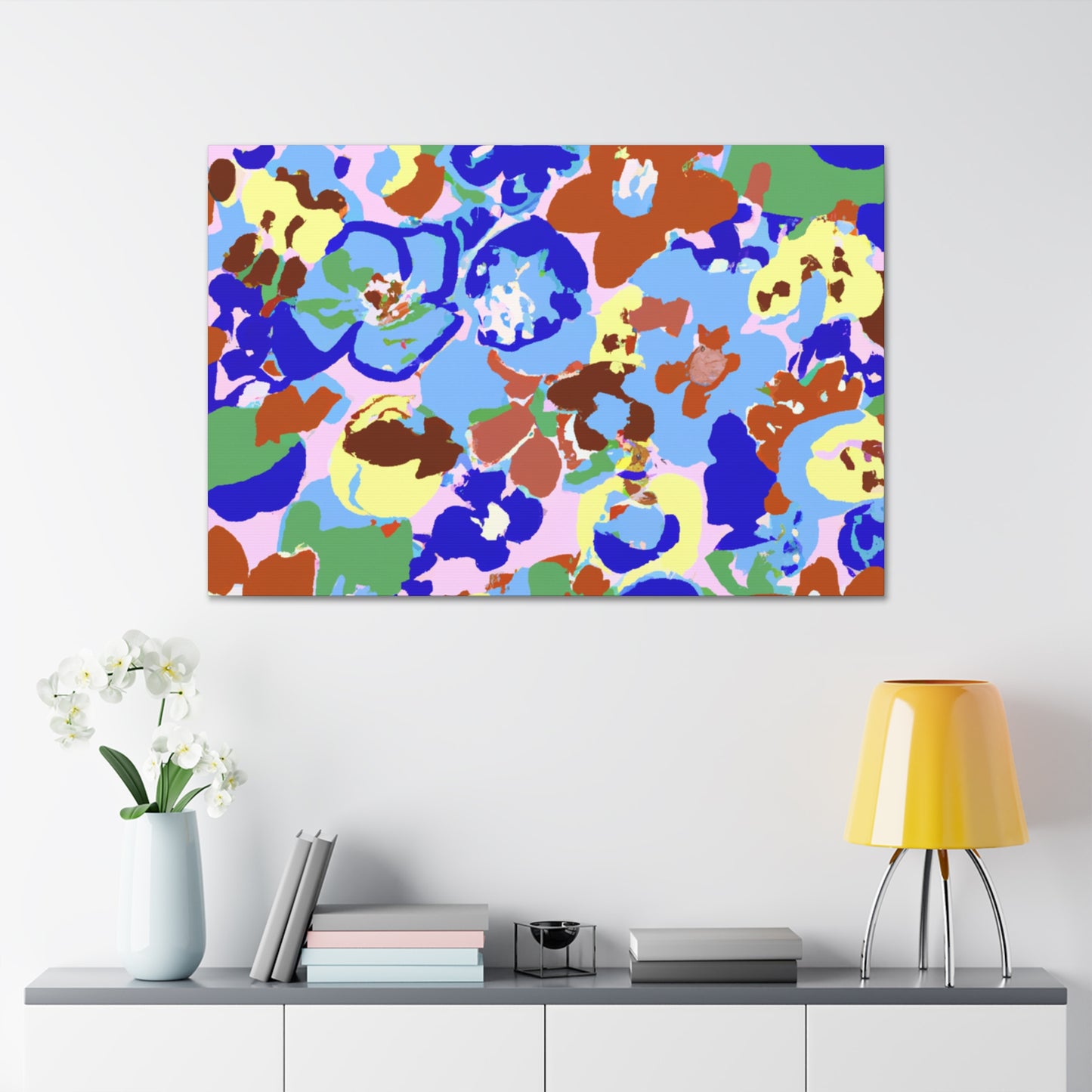 Serene Petals - Floral Canvas