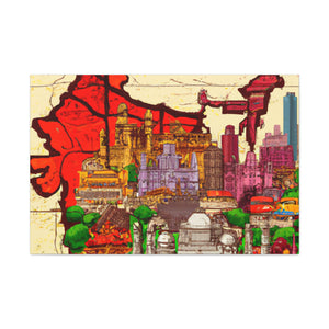 Dazzling Beauty - Destination India - Canvas