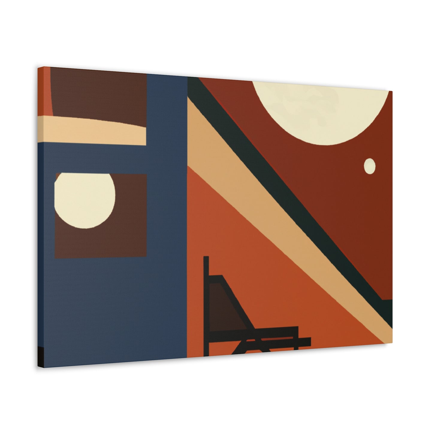Atomic Wave - Midcentury - Canvas
