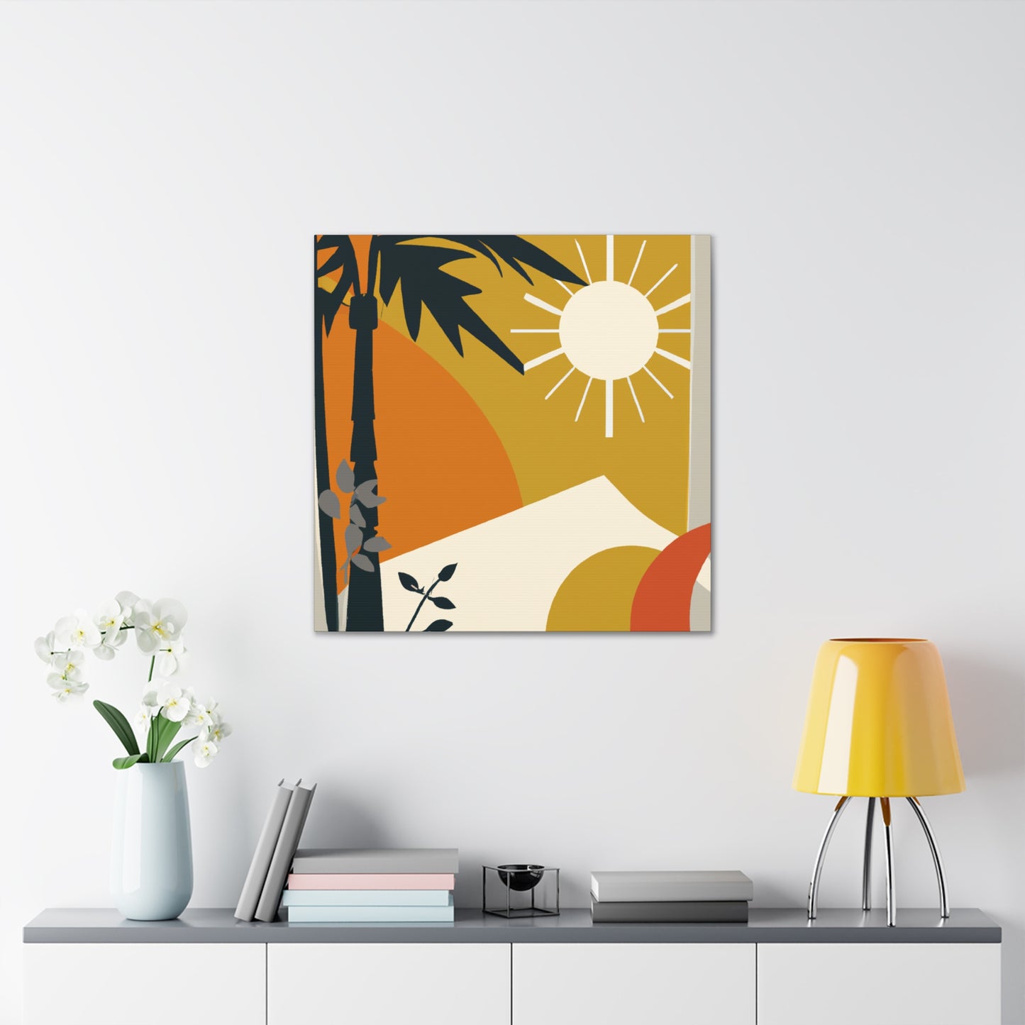 Twisted Balance- Midcentury - Canvas