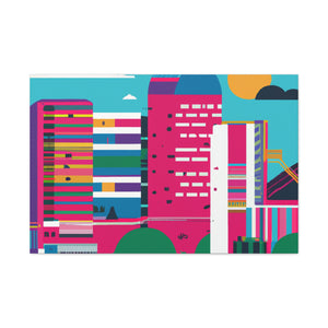 Arriba South America - Canvas