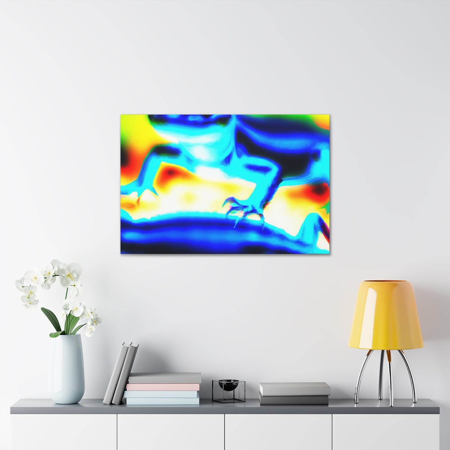 Lemonburst Lynx - Canvas - Abstract