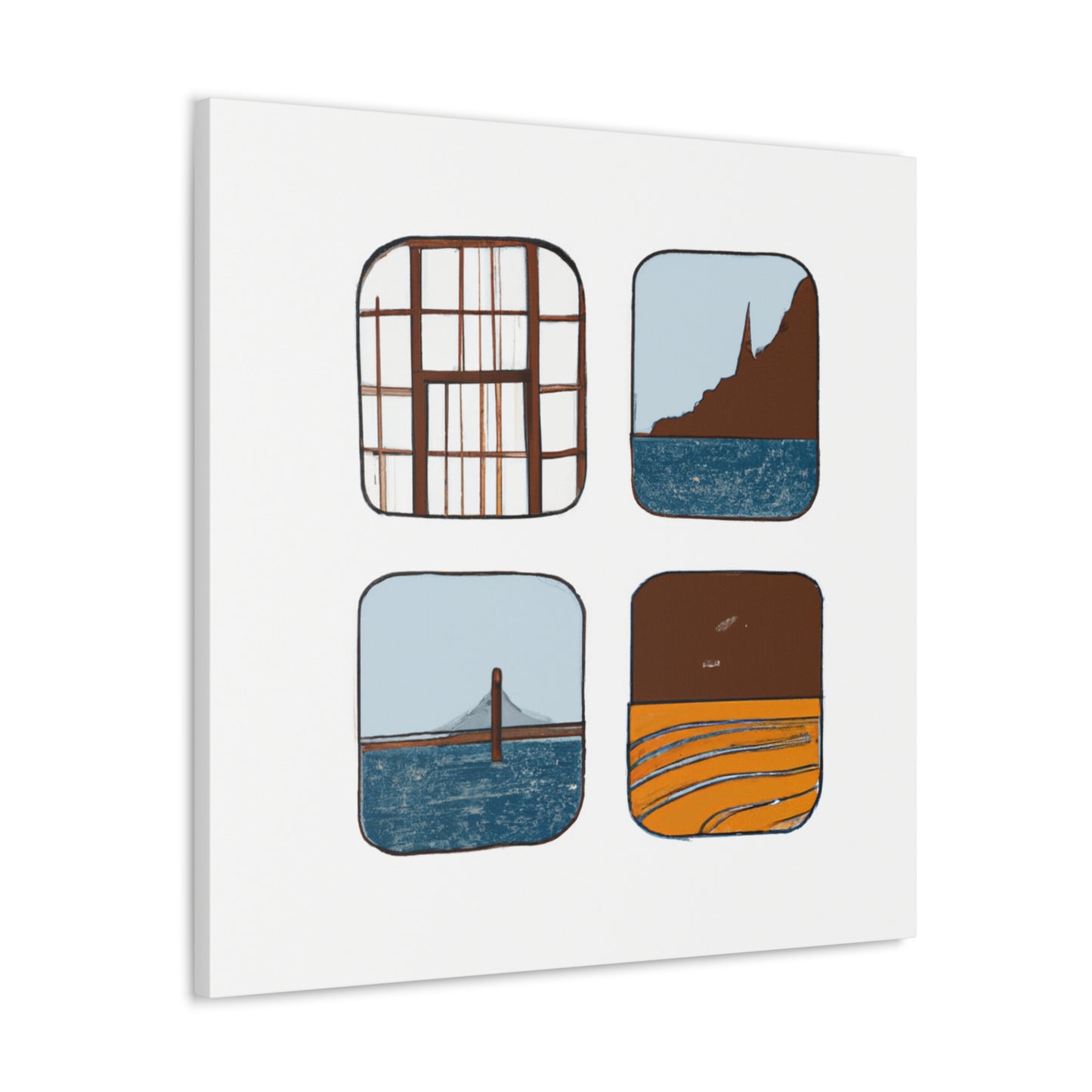 Zen of Elegance - Minimalism - Canvas