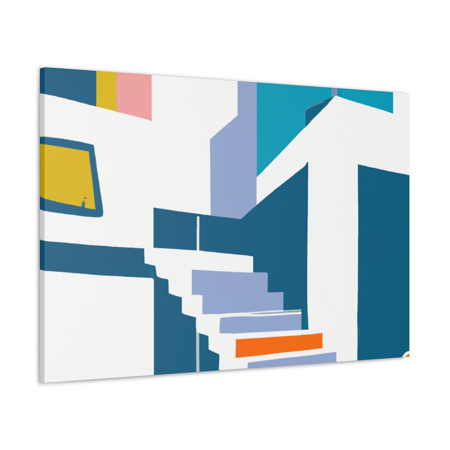 Vibrant Simplicity- Midcentury - Canvas