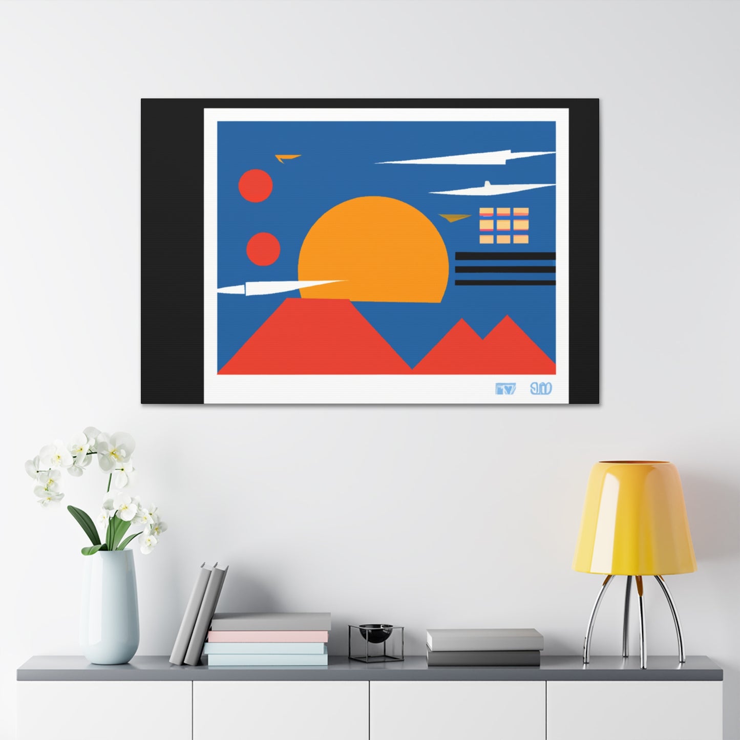 Fur-Mastodon - Midcentury Canvas