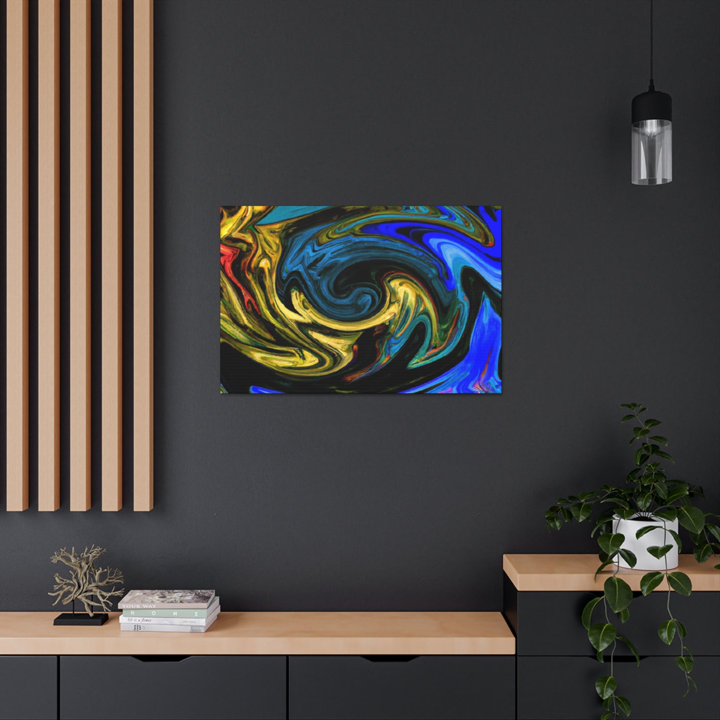 Johannes Metalswirl - Canvas- Abstract