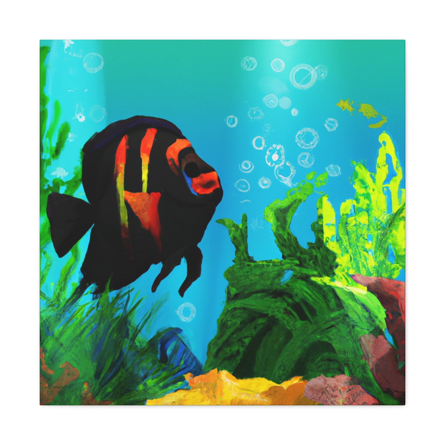 "Crest of the Deep Blue" - Underwater Canvas