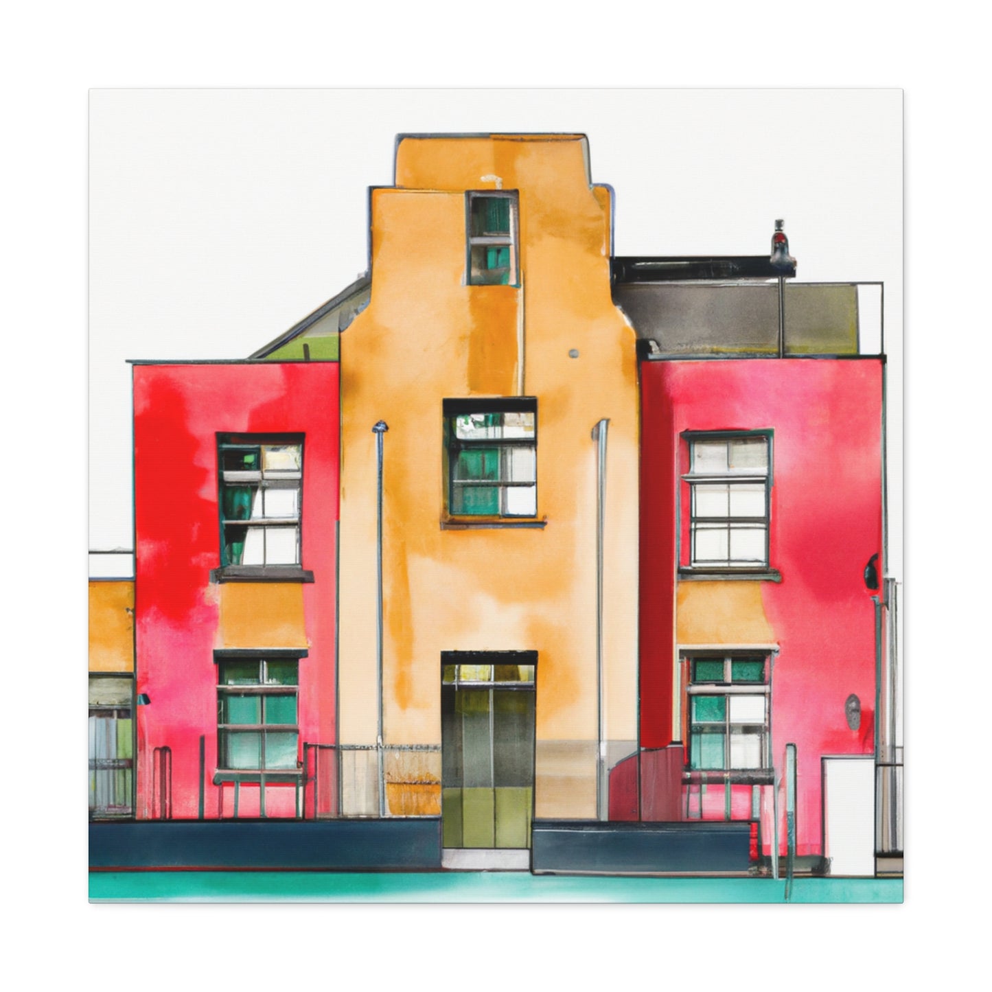 Clara Bella Fontaine - Architectural Canvas