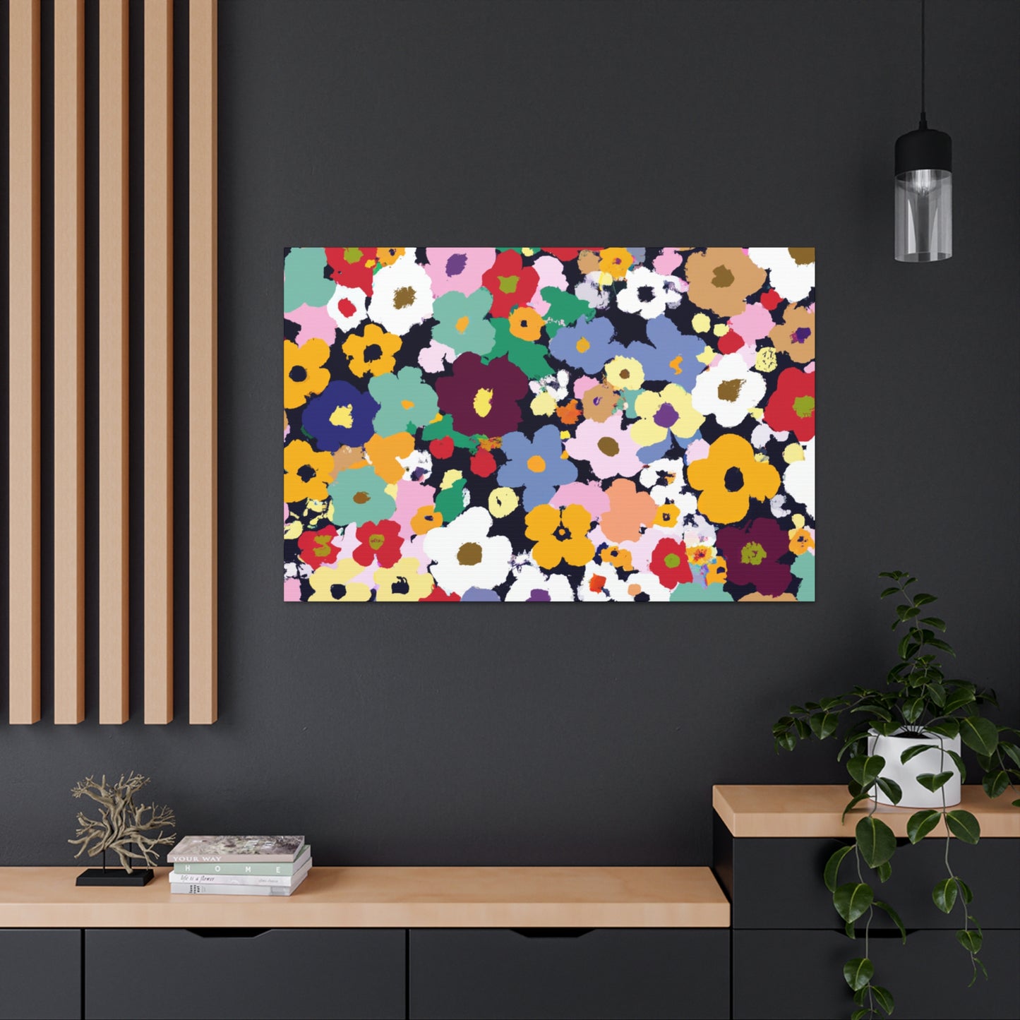 Petal Symphony - Floral Canvas