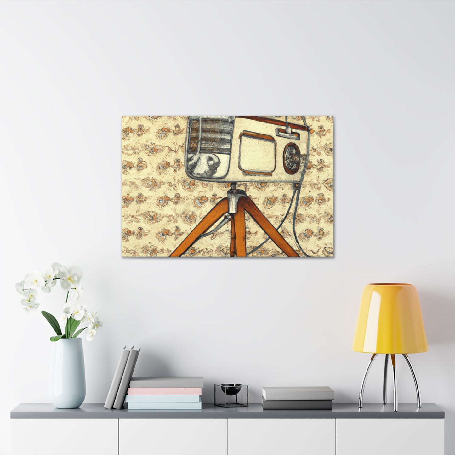 Timewarp Tech - Retro Music and Film Canvas