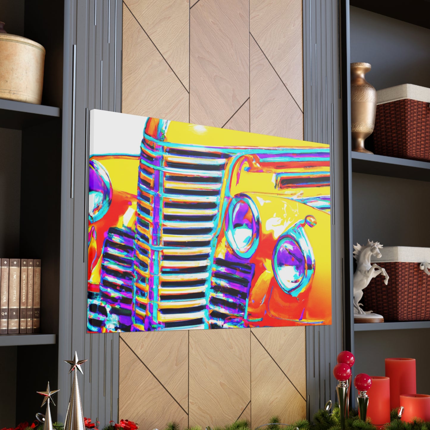 "Retro Rod" - Automobile Canvas