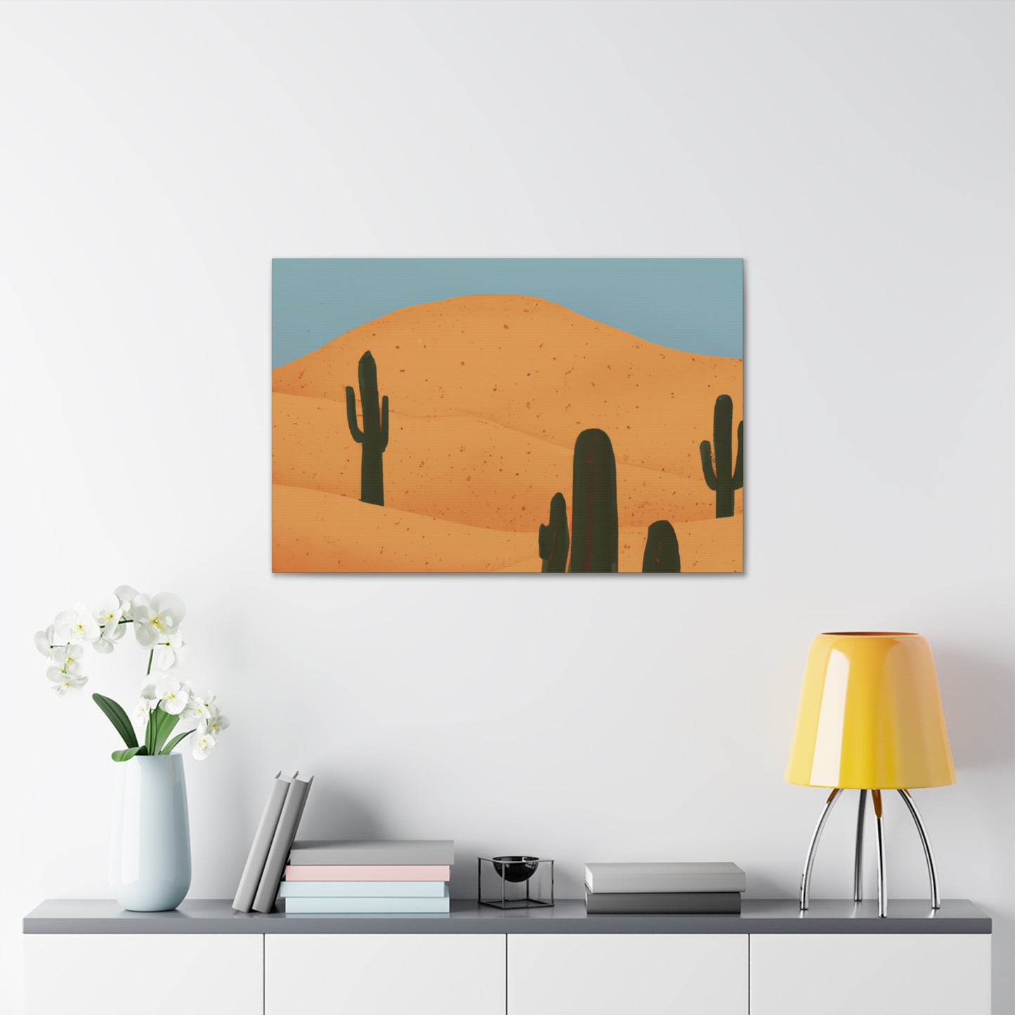 Old-World Refresh - Vintage Contemporary - Desert - Canvas