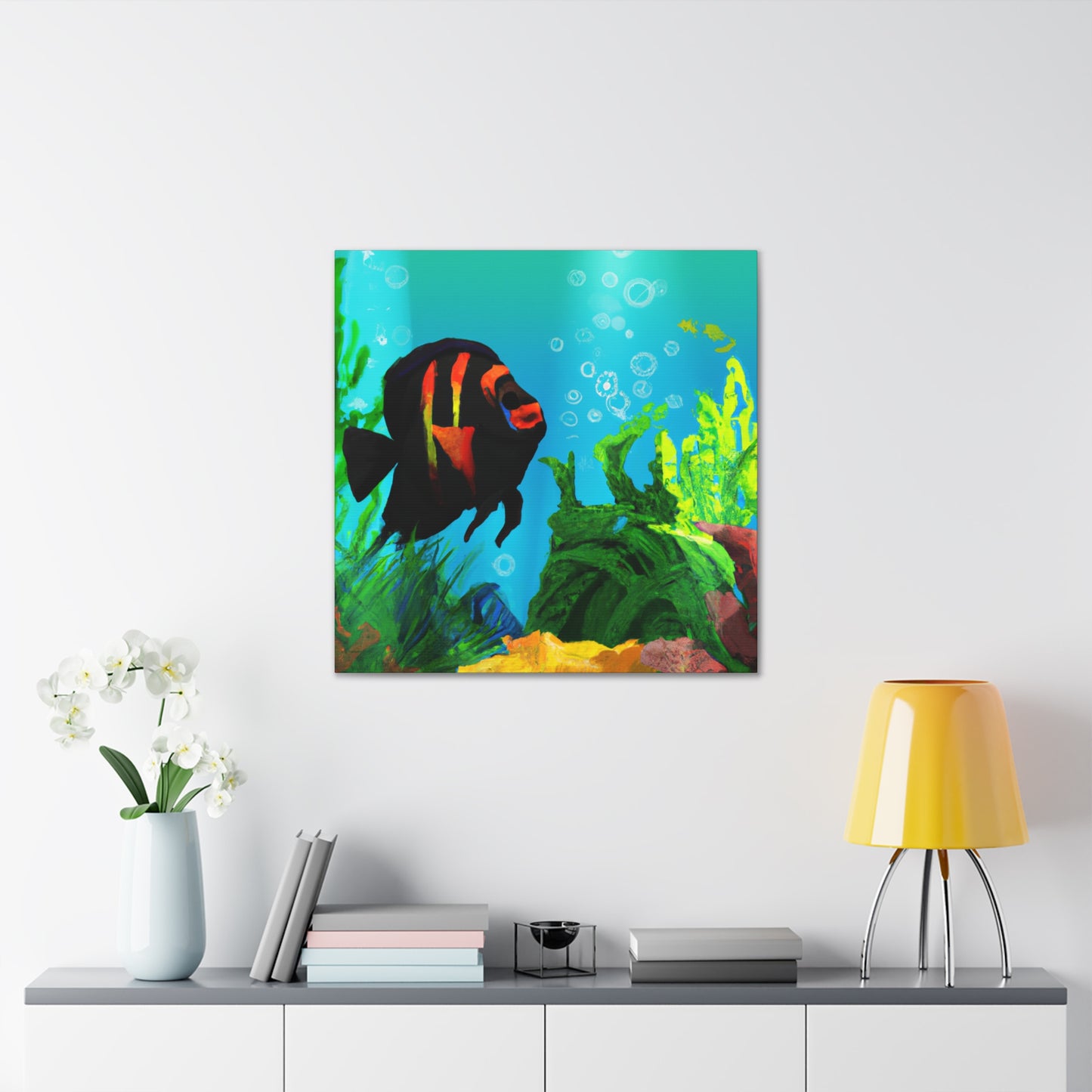 "Crest of the Deep Blue" - Underwater Canvas