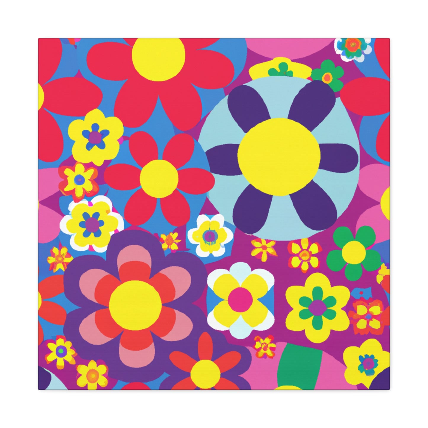 Petal-Powered: The Miracle of Pollination - Floral Canvas