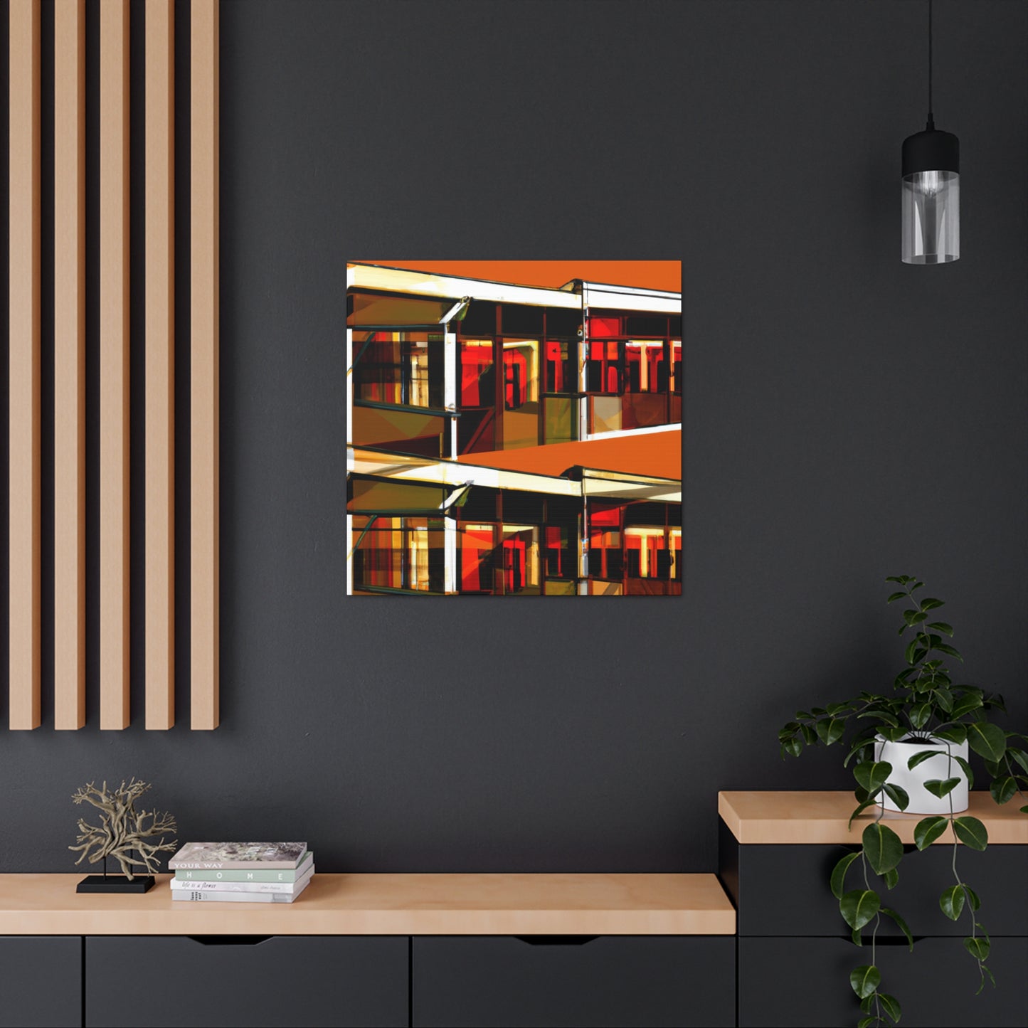 Burnt Windows - Canvas - Architectural