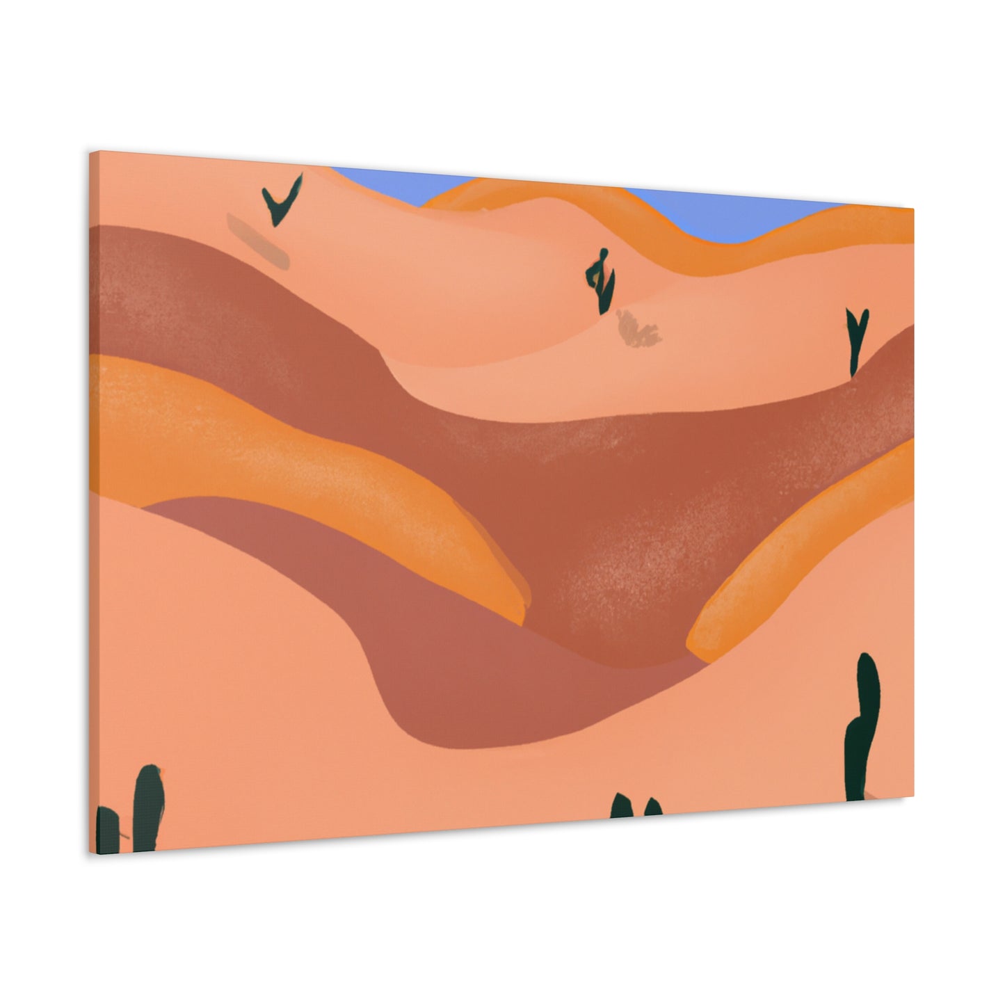 Baroque Beauty - Vintage Contemporary - Desert - Canvas
