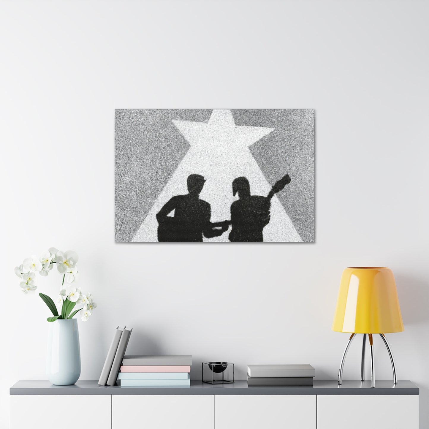 Hot Wax Records - Retro Music and Film Canvas