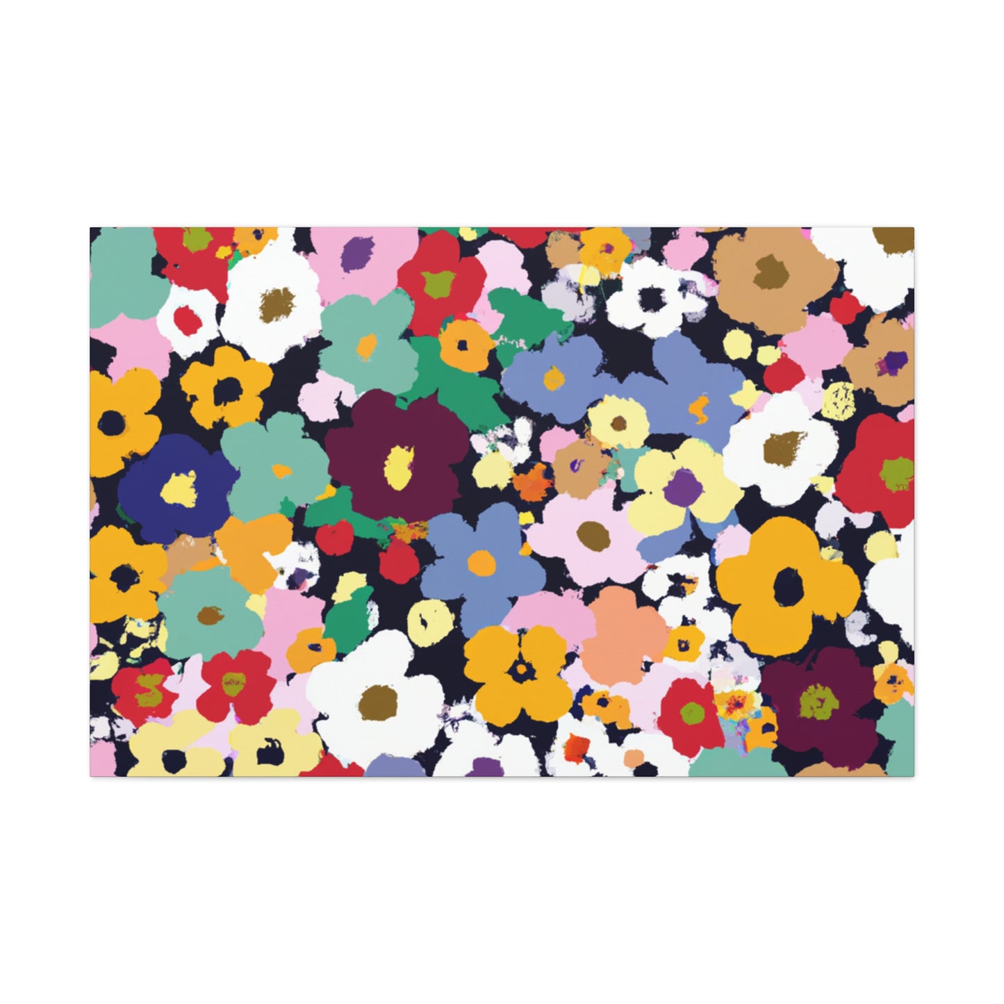 Petal Symphony - Floral Canvas