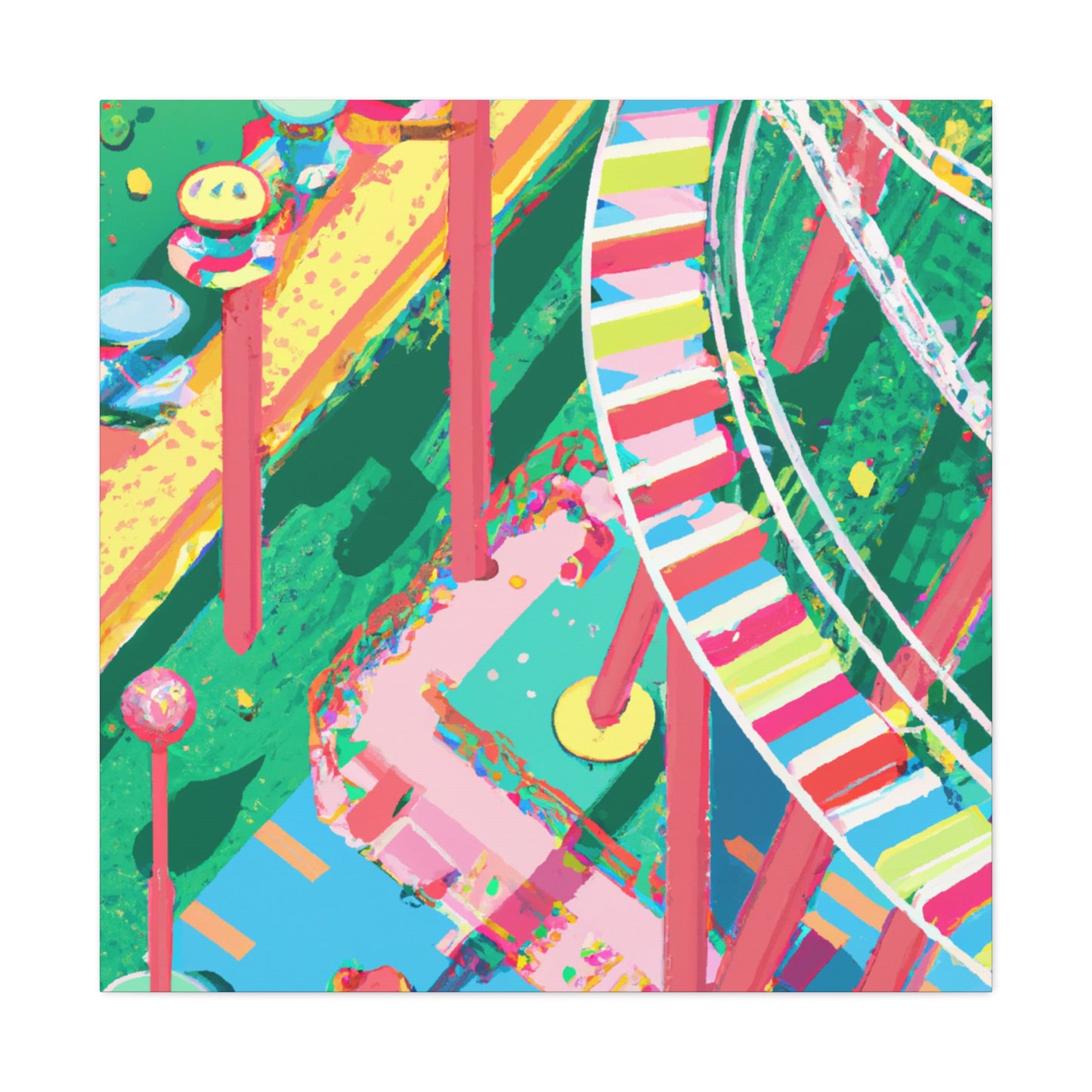 Candyland Vista - Amusement - Canvas