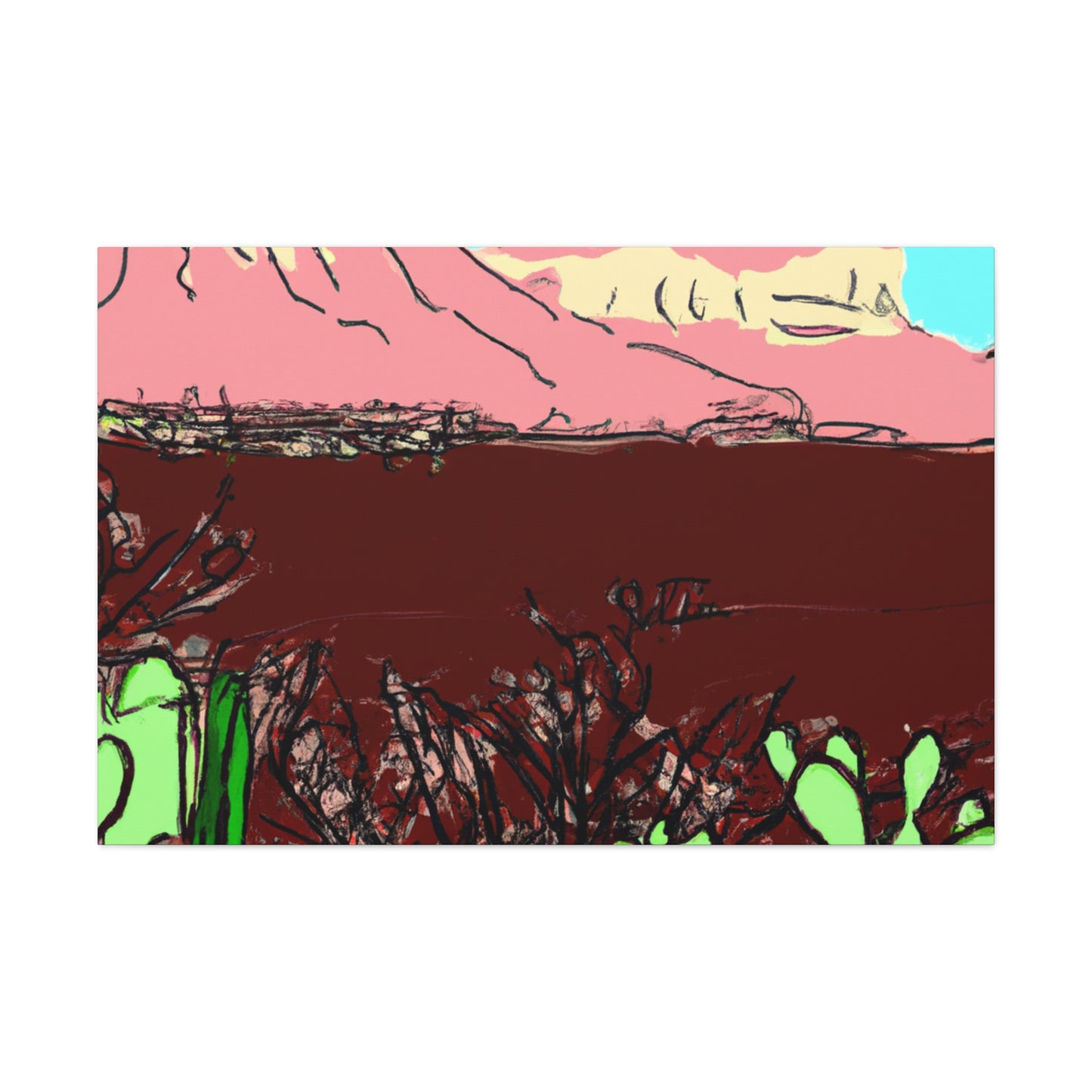 Sandwave Landscape - Canvas