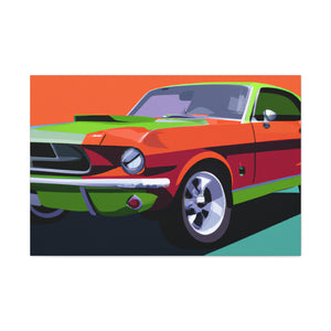 Flame Thrower - Automobile - Canvas