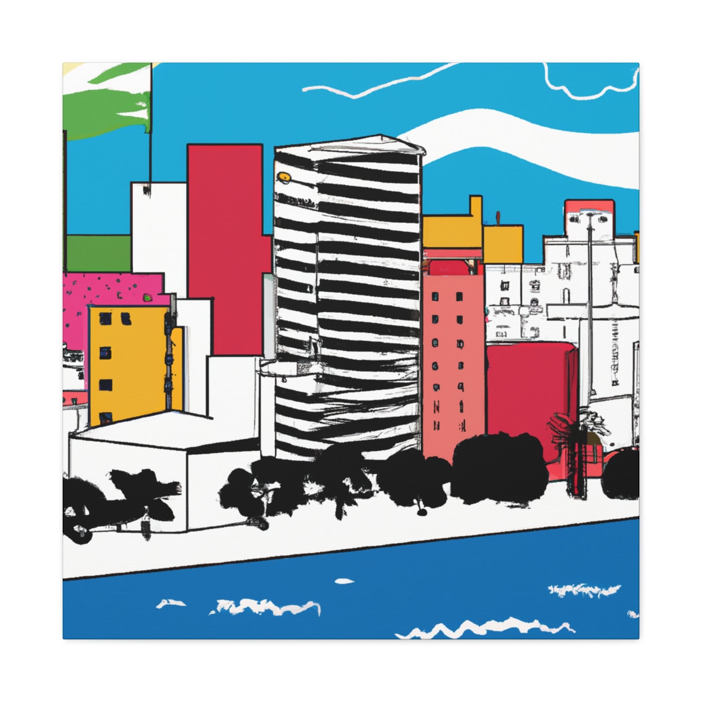 Antonio Vega - South America - Canvas