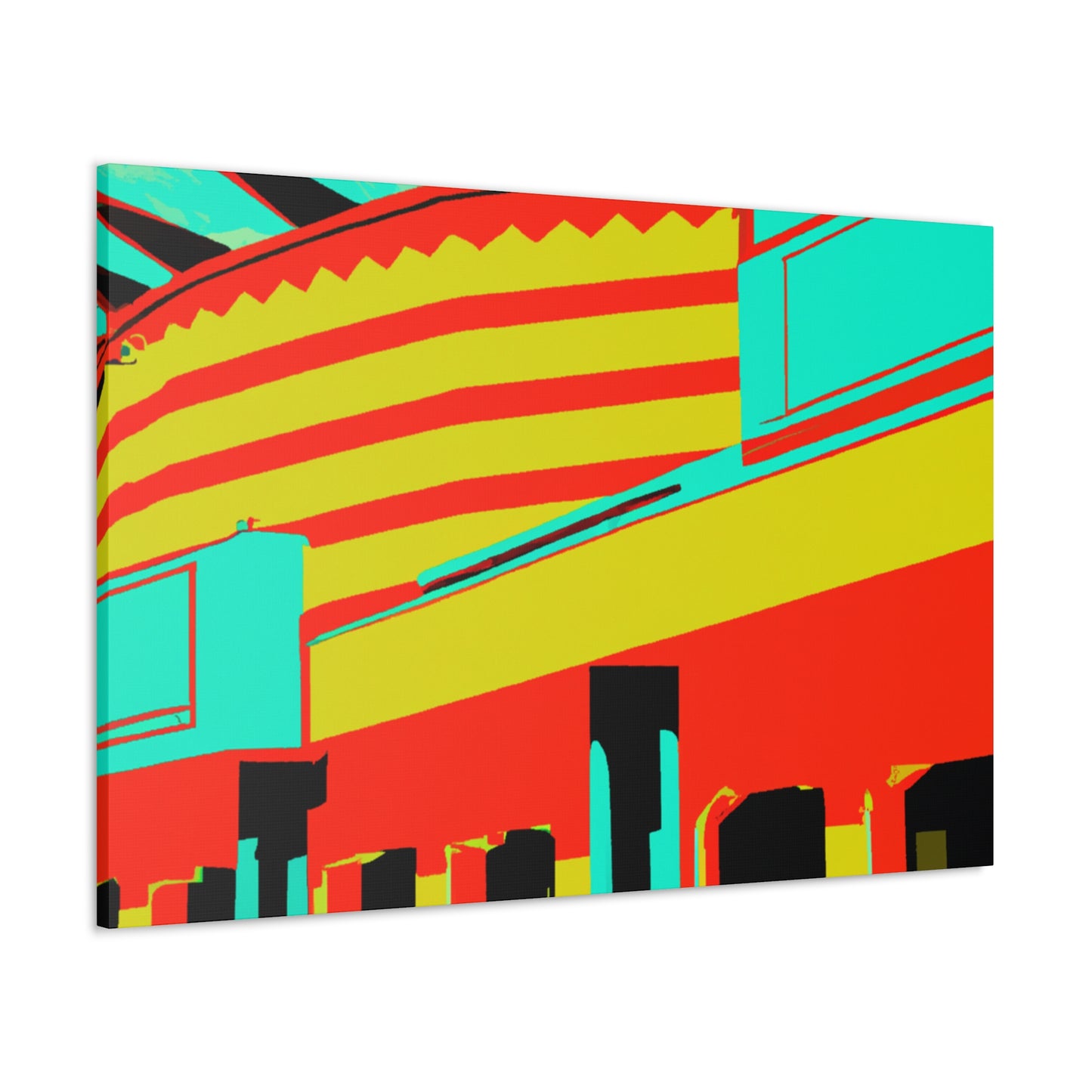 Western StoreFront - Architectural Canvas Pop Artt