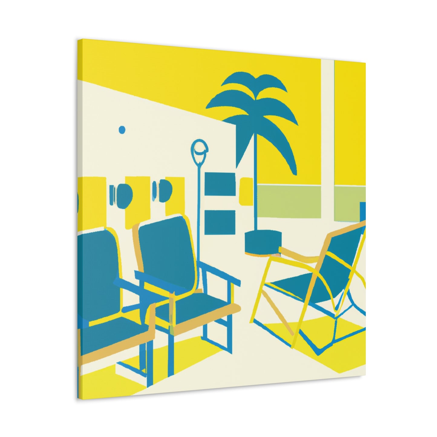 "Arcadian Expression- Midcentury" - Canvas