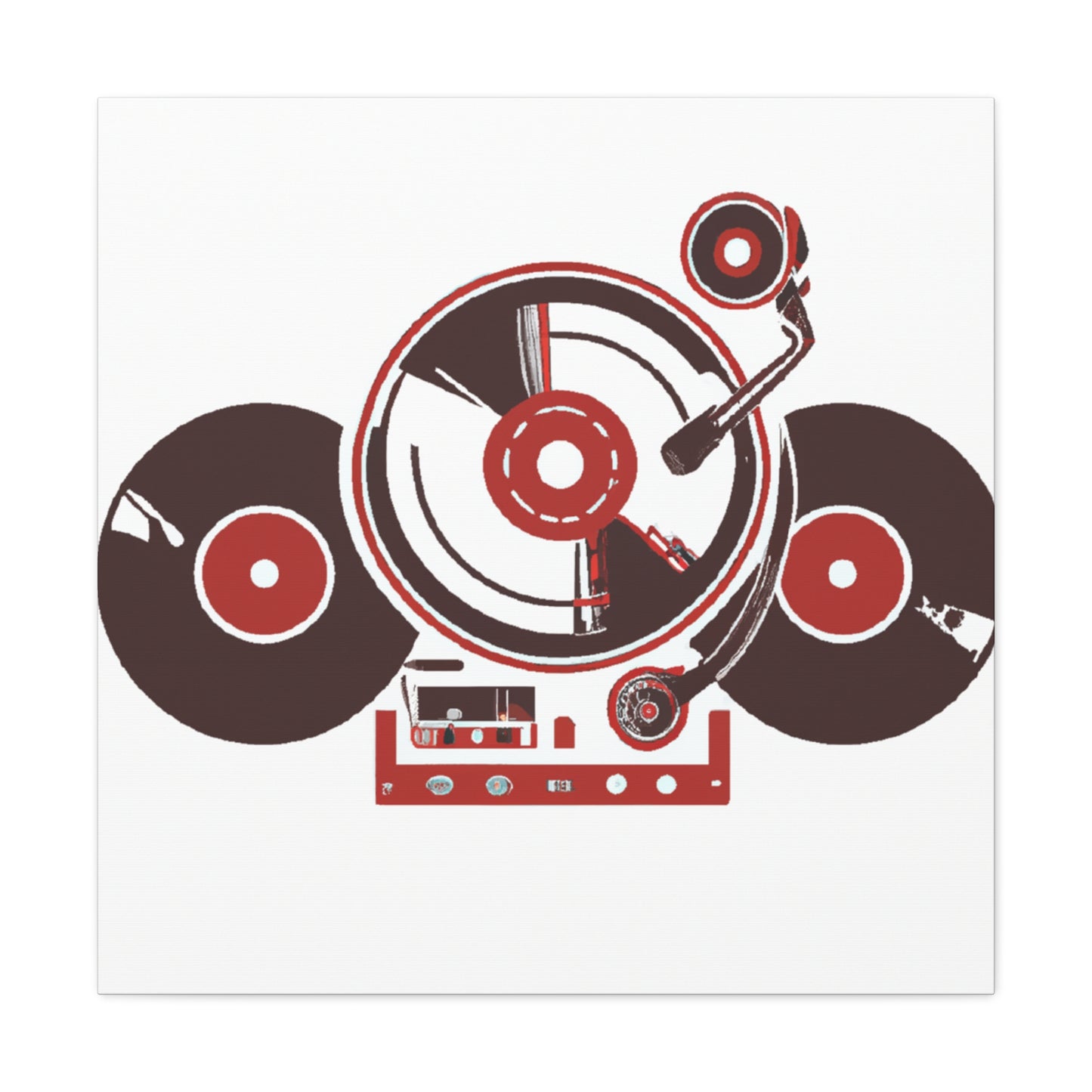 The Vinyl Emperors - Retro Music and Film Canvas