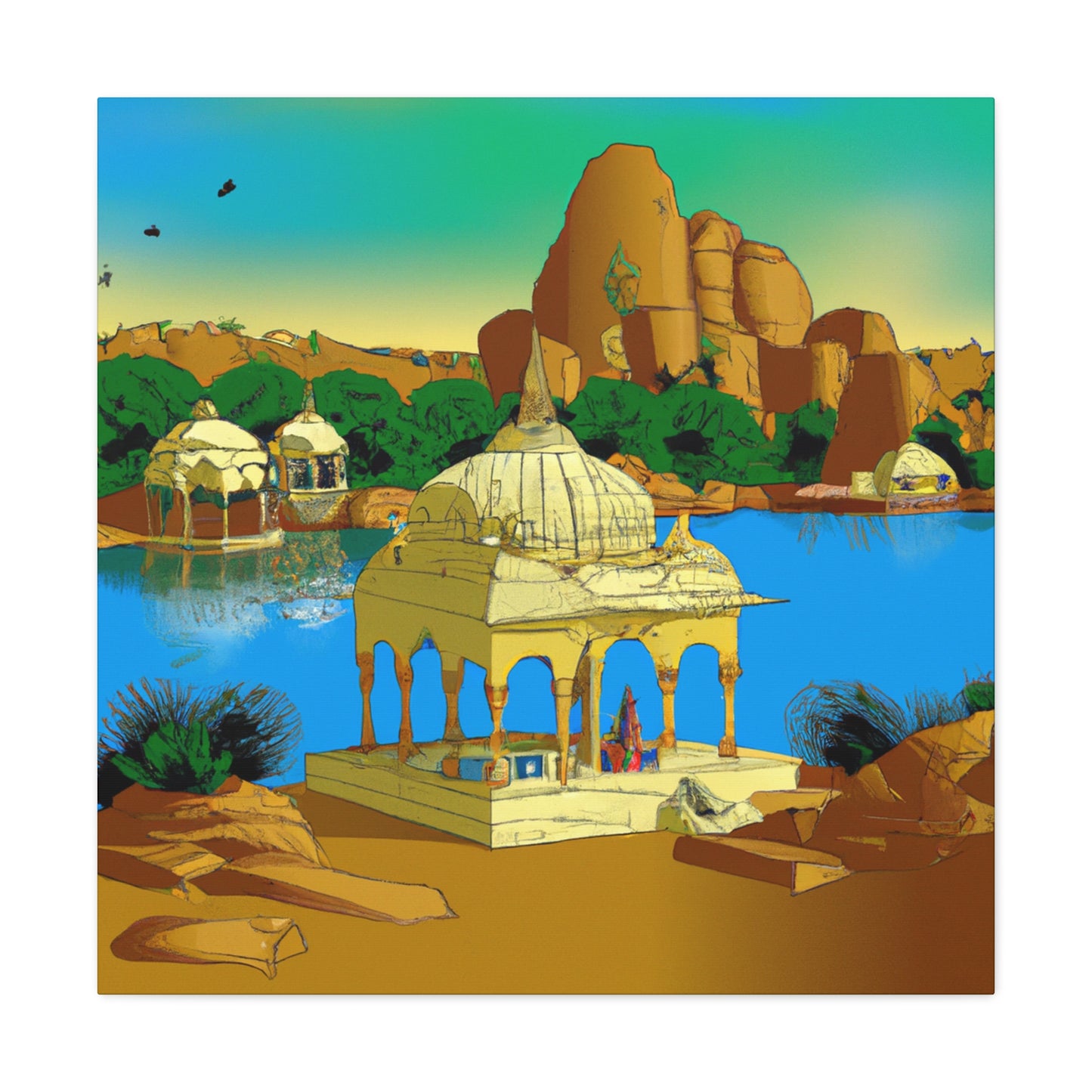 Taj Mahal - Destination India - Canvas