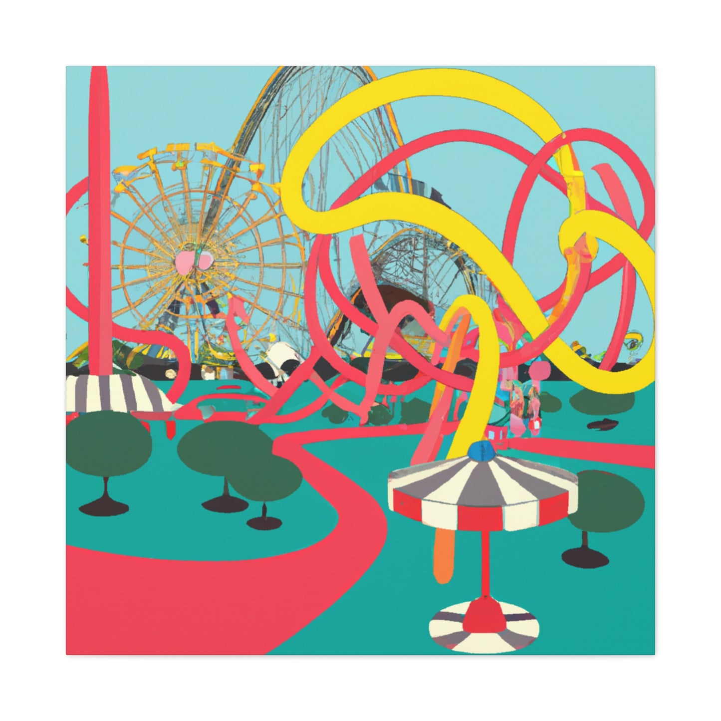 Carnival Valley- Amusement - Canvas
