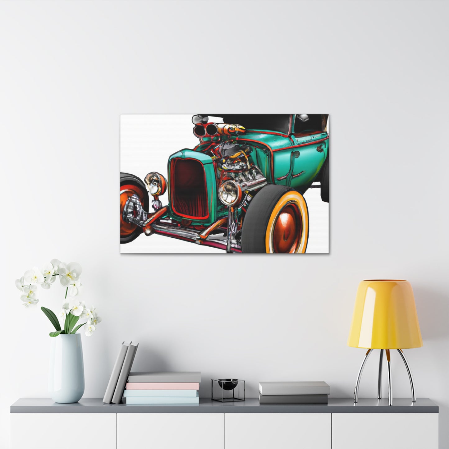 Vintage Vanguard - Automobile - Canvas