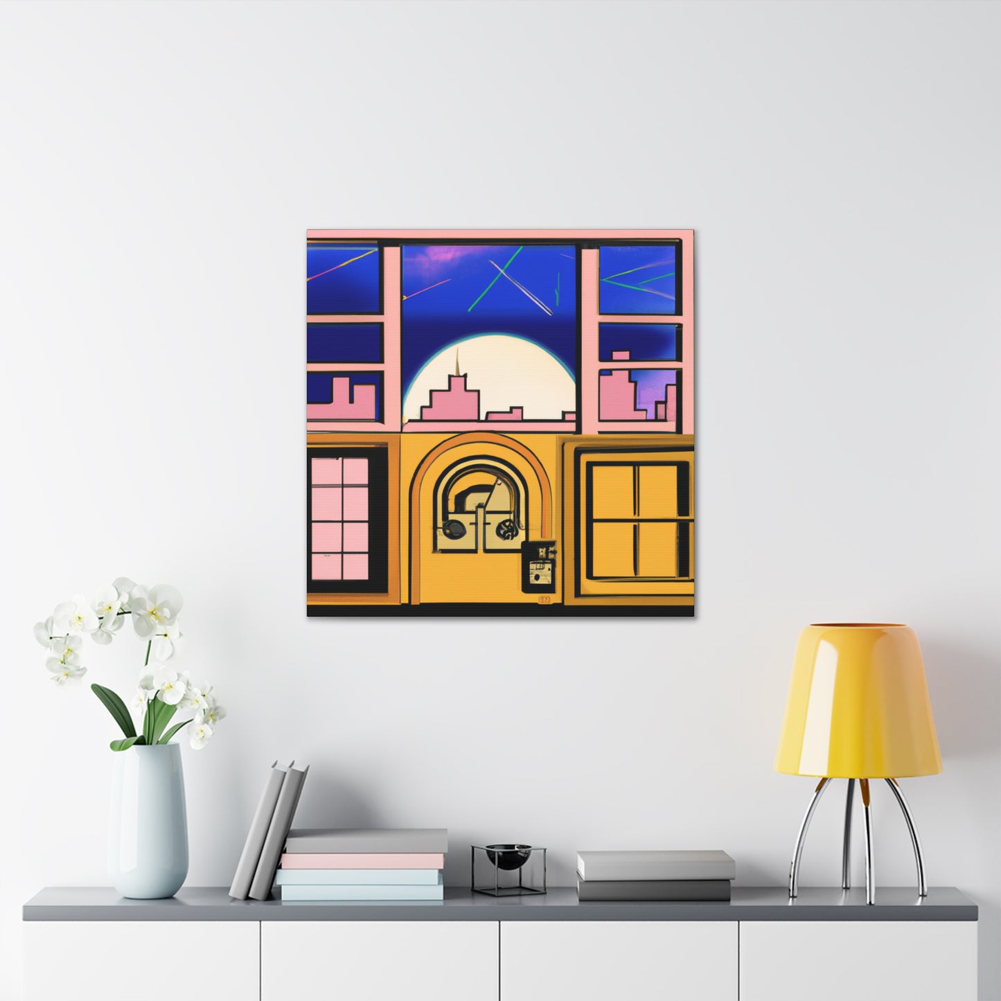 Quantum Leap - Midcentury - Canvas