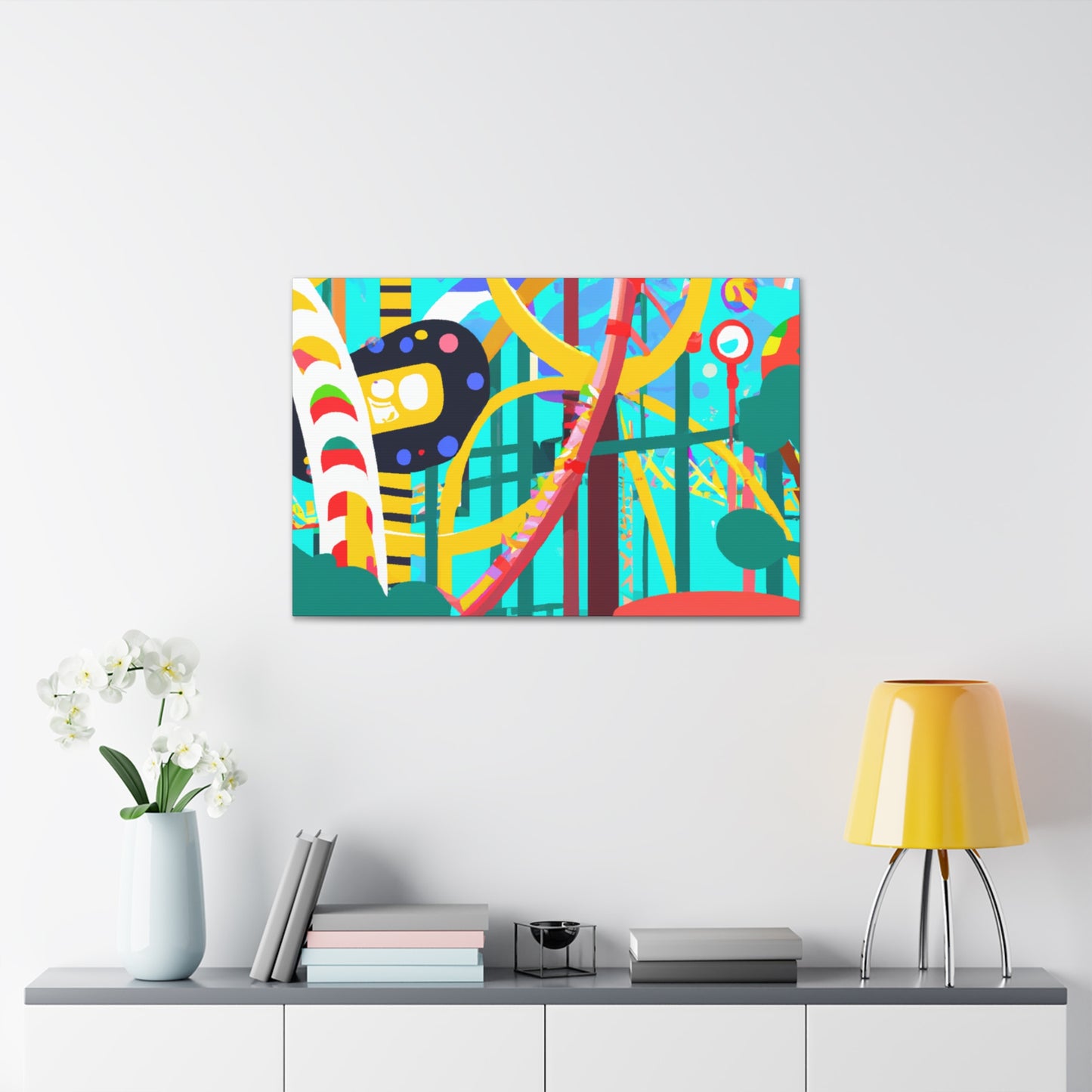Funtastic Falls - Amusement - Canvas