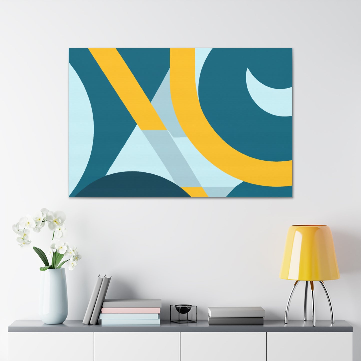 "The Tipping Point - Midcentury" - Canvas