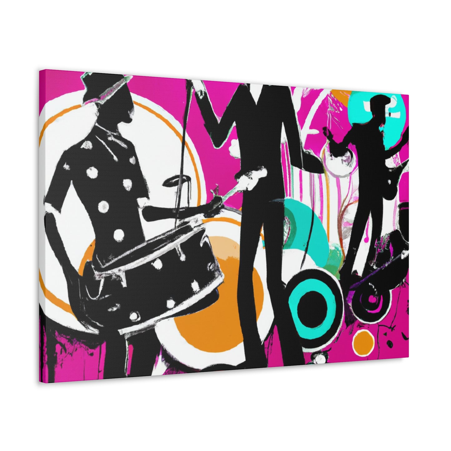 "Boogie Outlaw - Retro Music" - Canvas