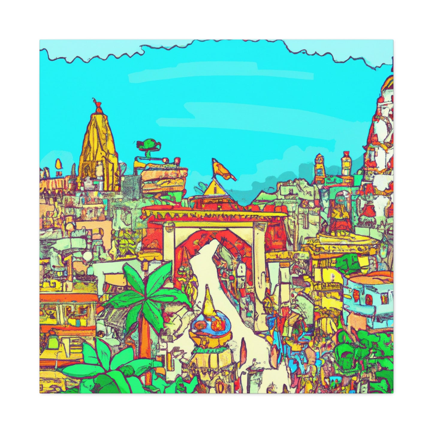 Drishti - Destination India - Canvas