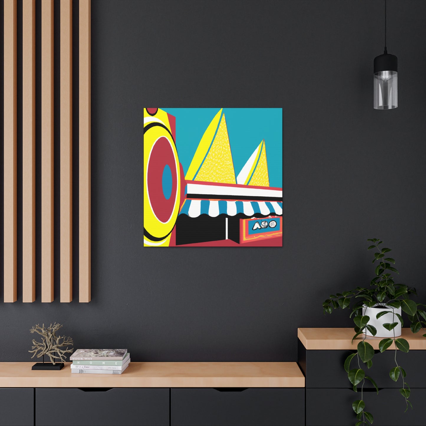 Sunshine Records - Canvas Pop Art