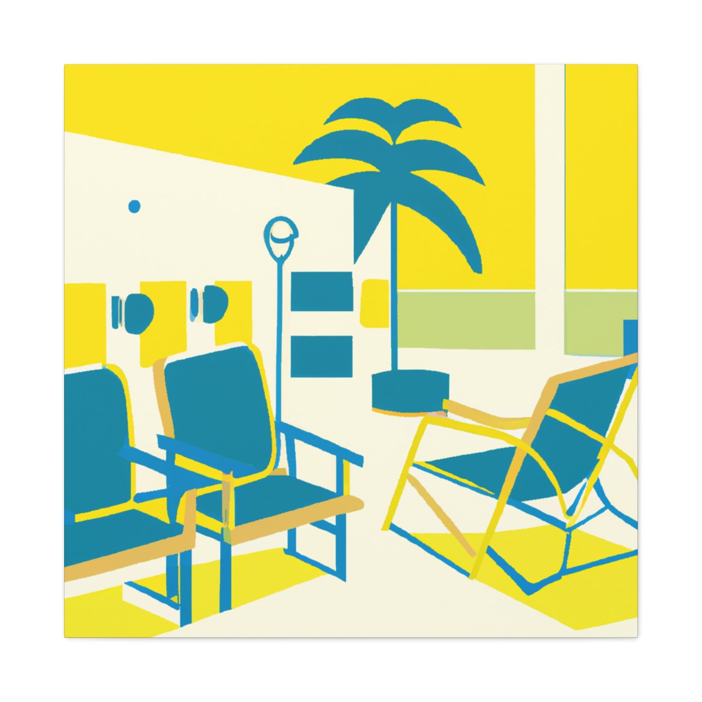 "Arcadian Expression- Midcentury" - Canvas