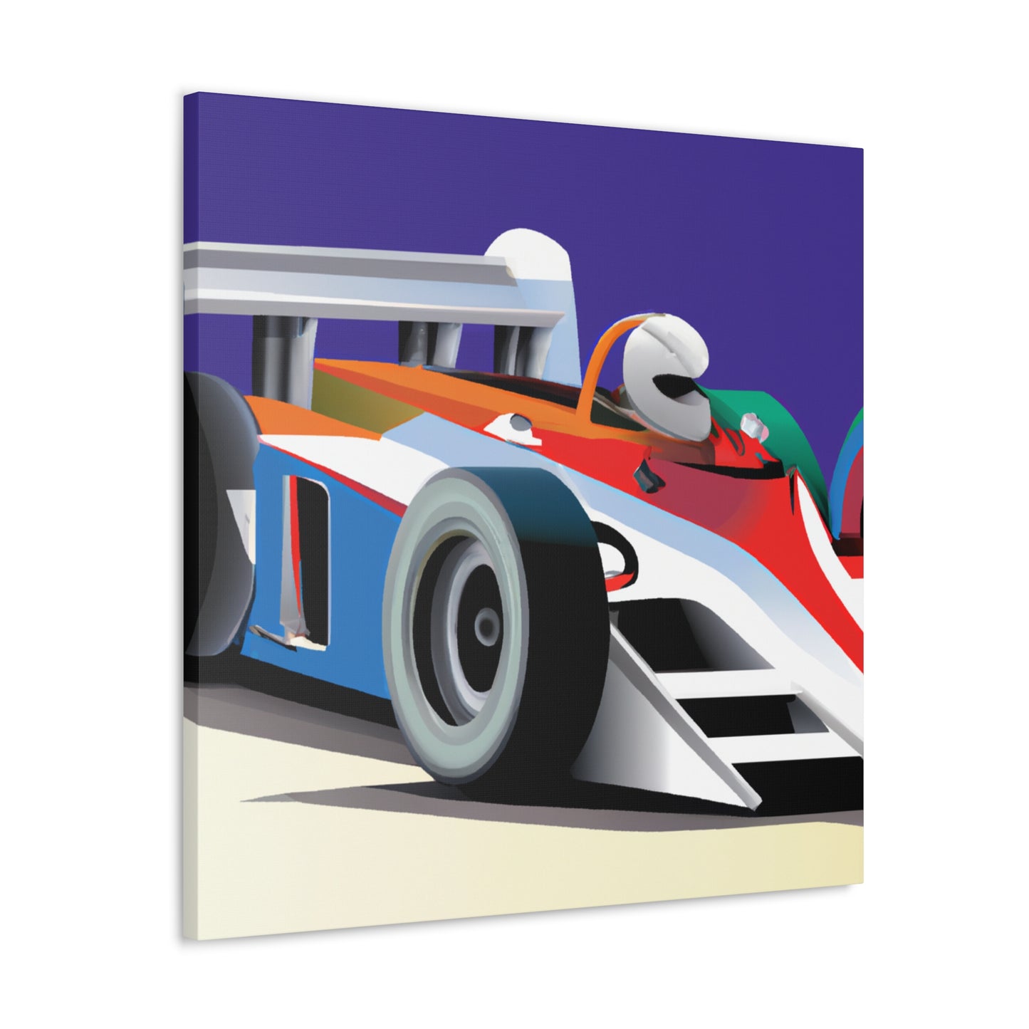 Flame Beast - Automobile - Canvas